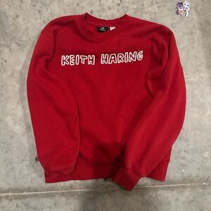 H&M Red Crewneck Men's Sweater